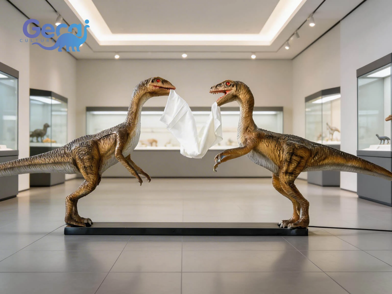 Animatronic Coelophysis Model for Dinosaur Park