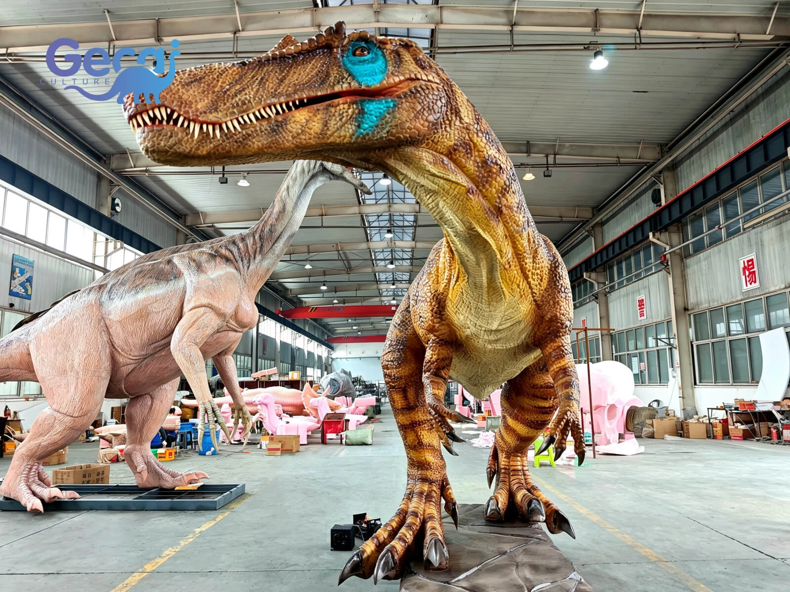 Life Size Animatronic Baryonyx for Theme Parks