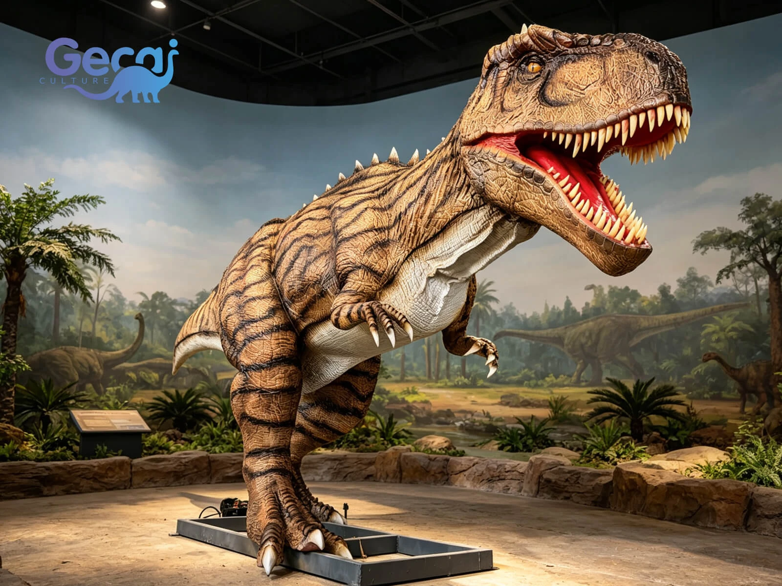 Animatronic Giganotosaurus for Museum Display