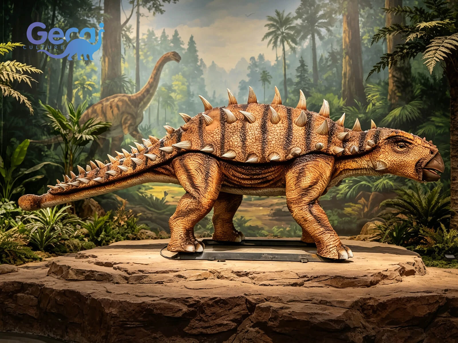 Animatronic Ankylosaurus Dinosaur Model