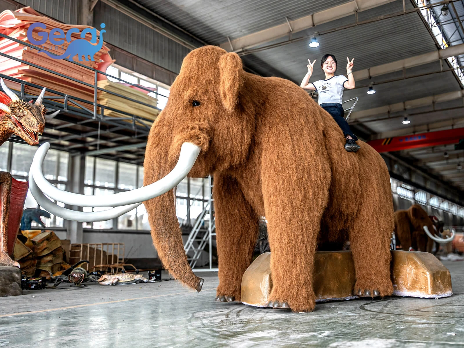 Giant Mammoth Parade Float for Events