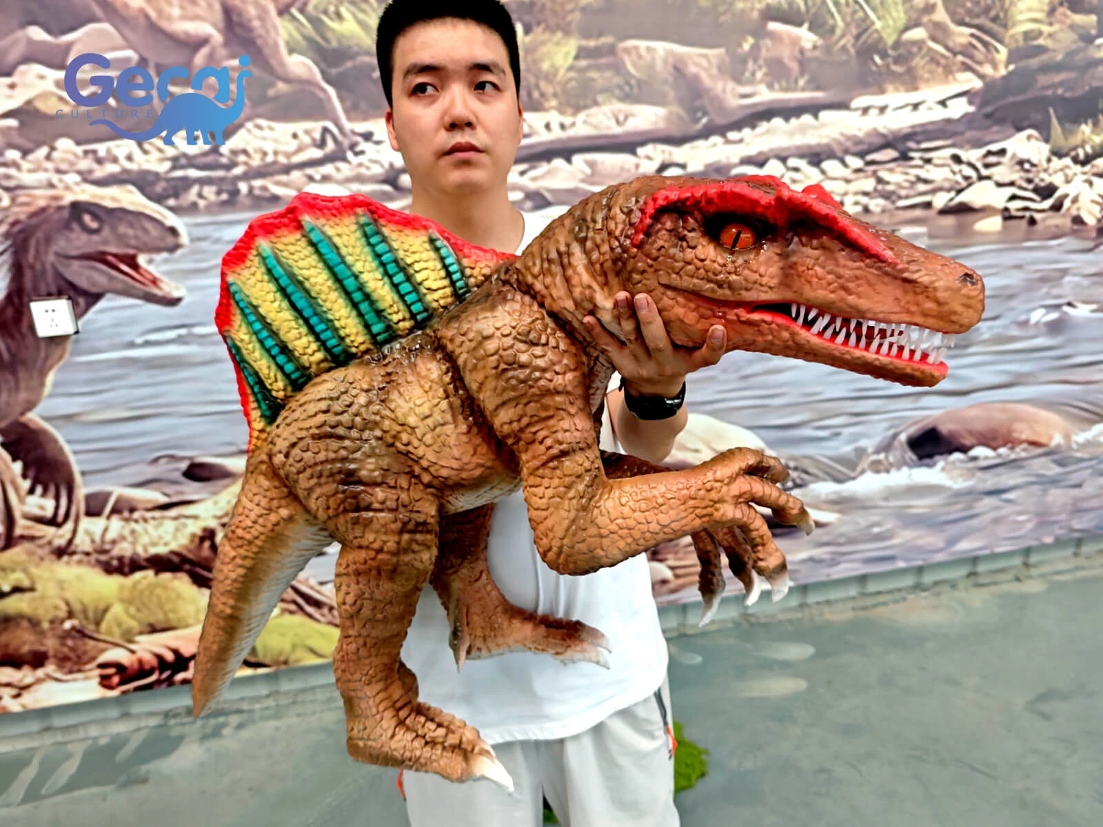 Interactive Spinosaurus Dinosaur Hand Puppet