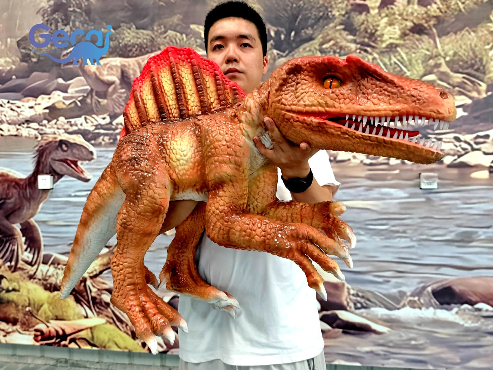 Custom Realistic Spinosaurus Puppet for Sale
