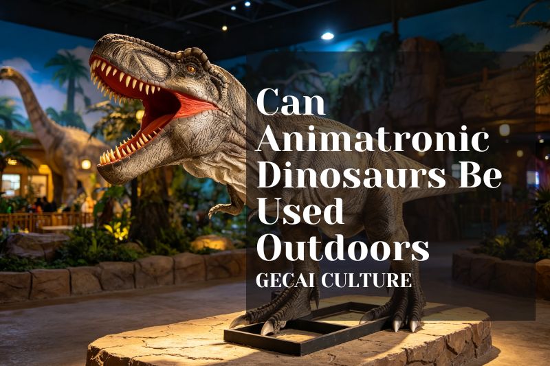 Can Animatronic Dinosaurs Be Used Outdoors?