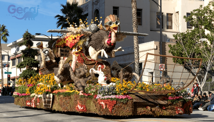 Colored Parade Animal Float