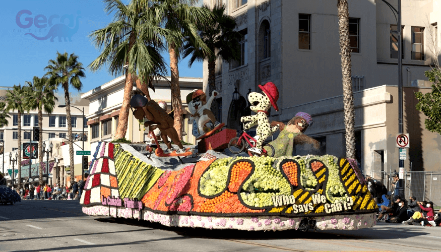 Colored Parade Animal Float