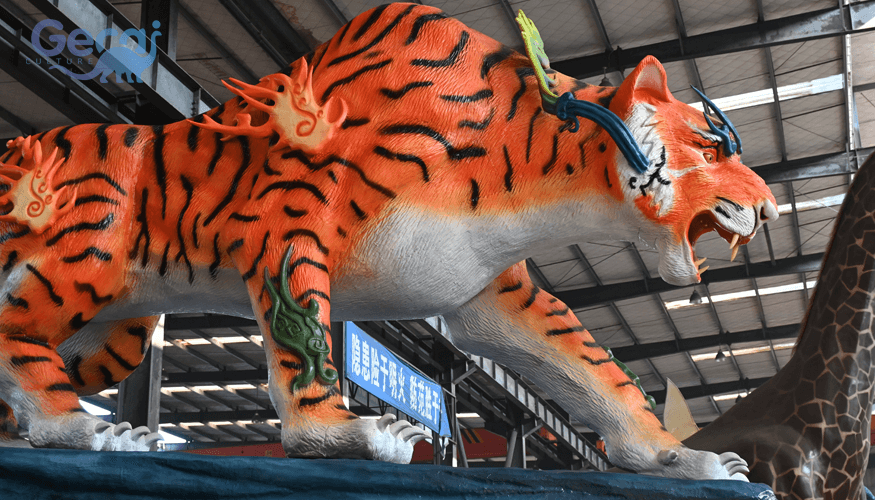 Custom Tiger Statue