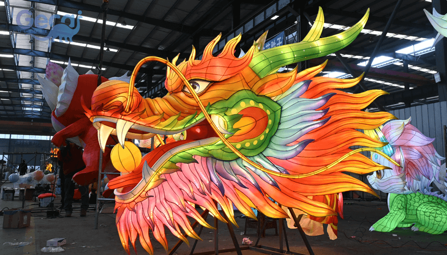 Chinese Dragon Head Lantern