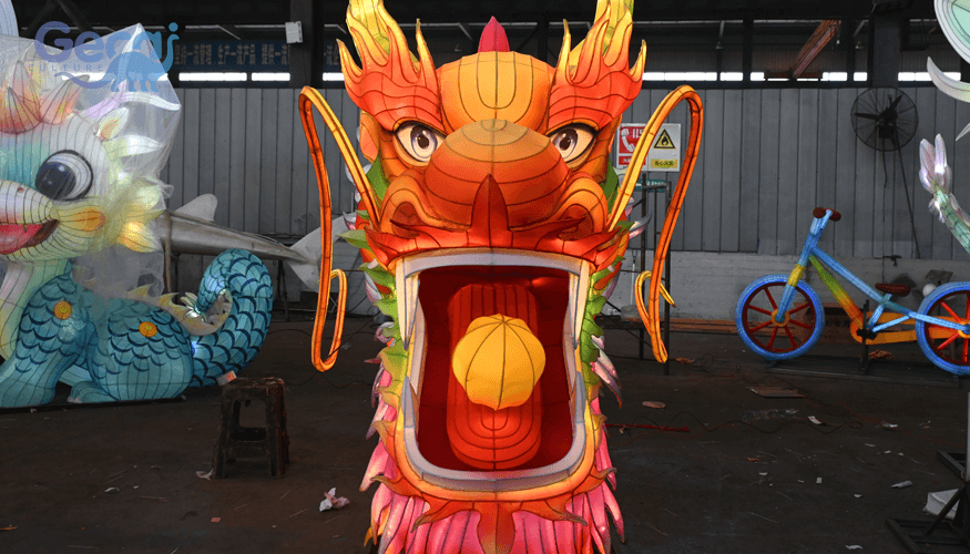 Chinese Dragon Head Lantern