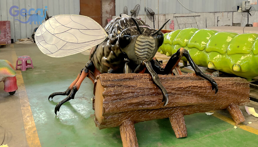 Lifelike Animatronic Fly-Animatronic Insect-Dinosaur Park Animatronic ...