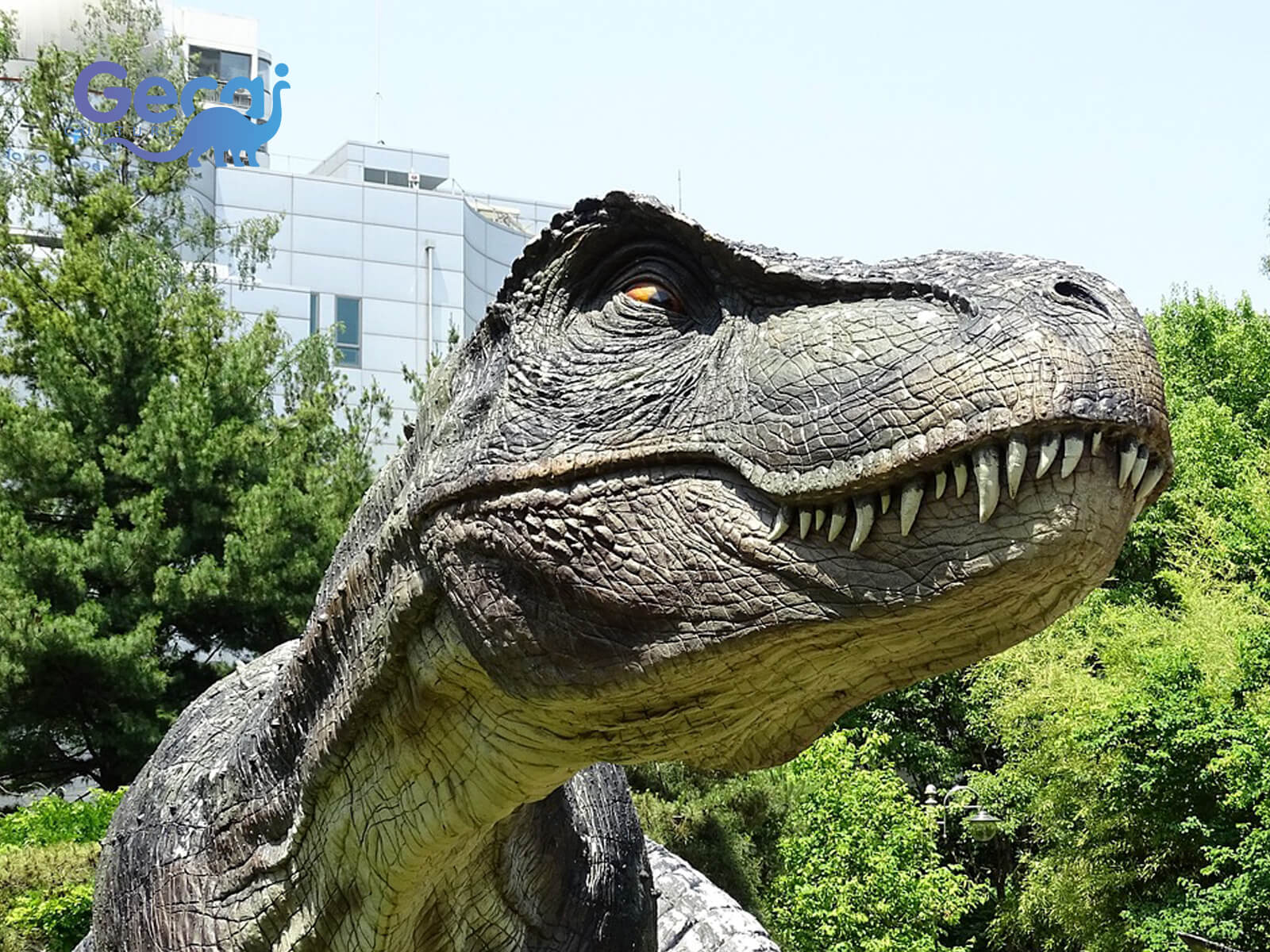 Jurassic T-Rex Animatronic Dino Statue