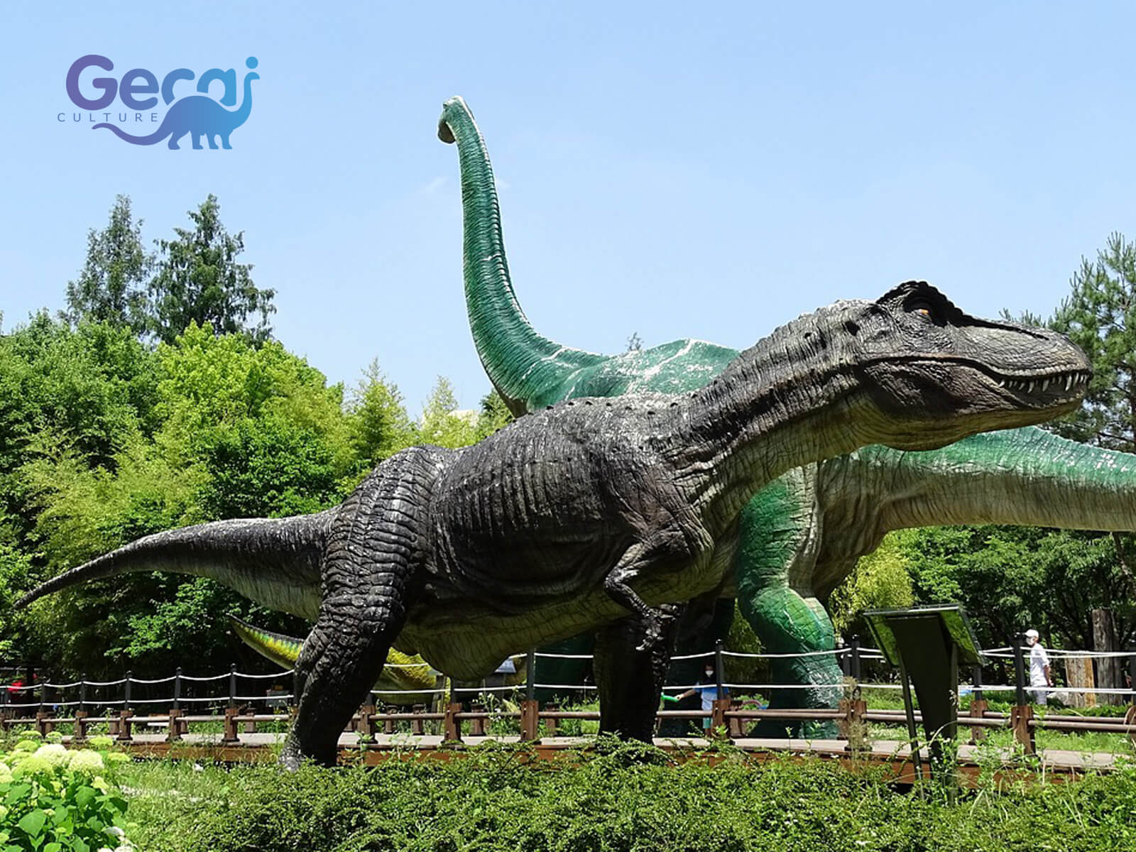 Jurassic T-Rex Animatronic Dino Statue