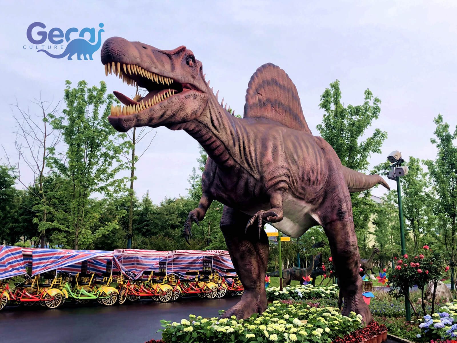Giant Spinosaurus Animatronic Statue for Park
