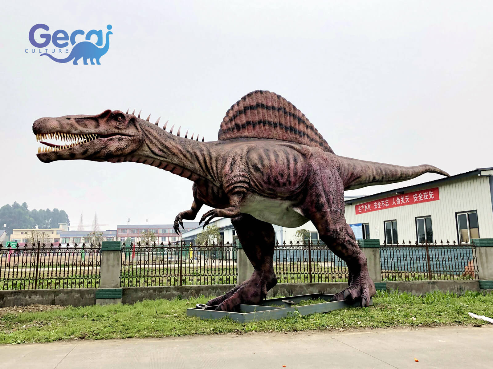 Giant Spinosaurus Animatronic Statue for Park