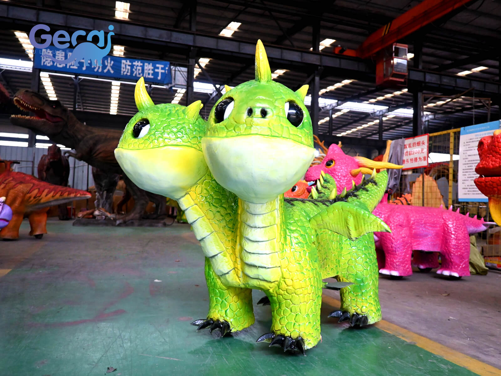 Theme Park Two Heads Dragon Scooter