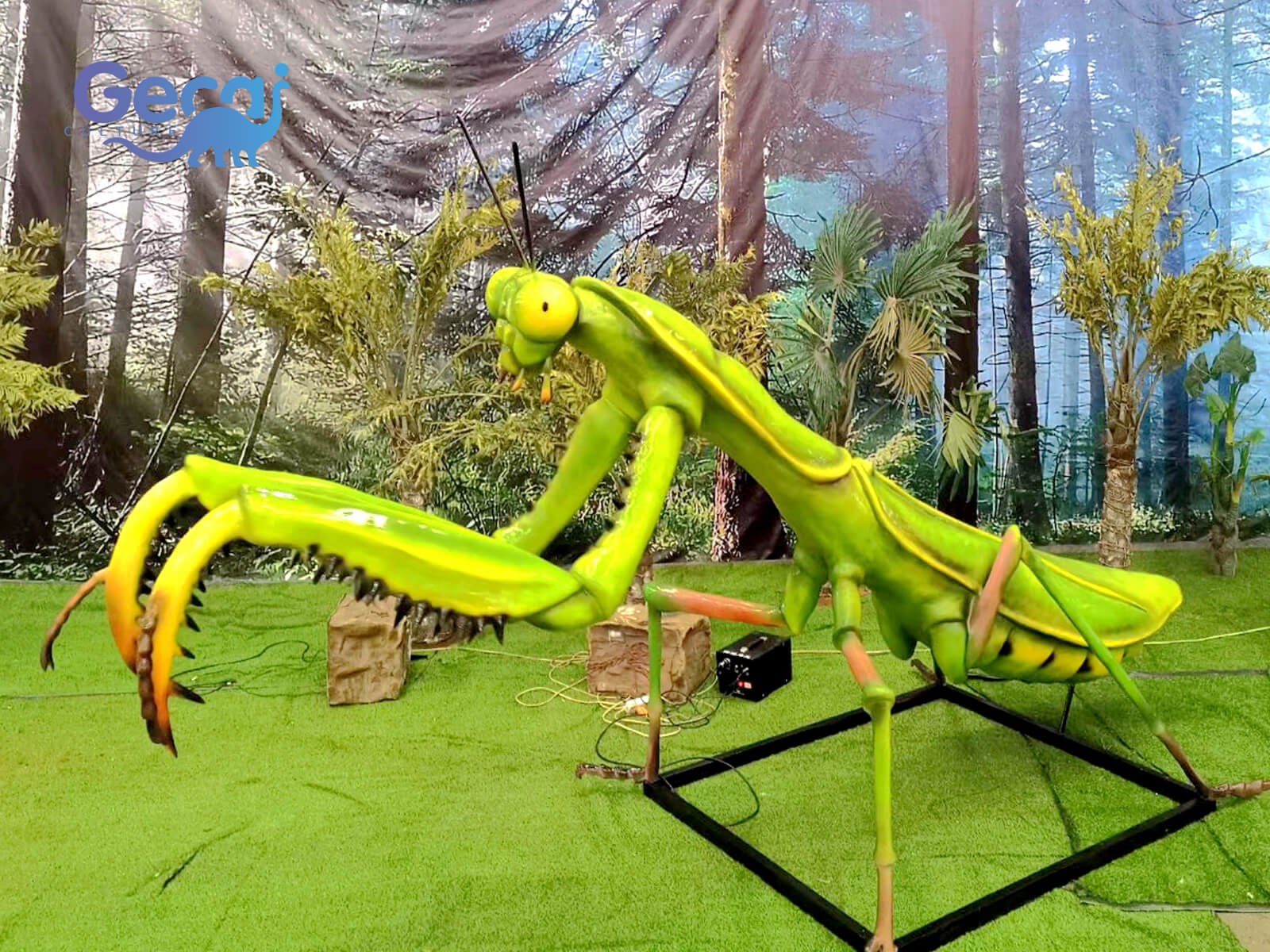 Green Realistic Animatronic Mantis for Sale