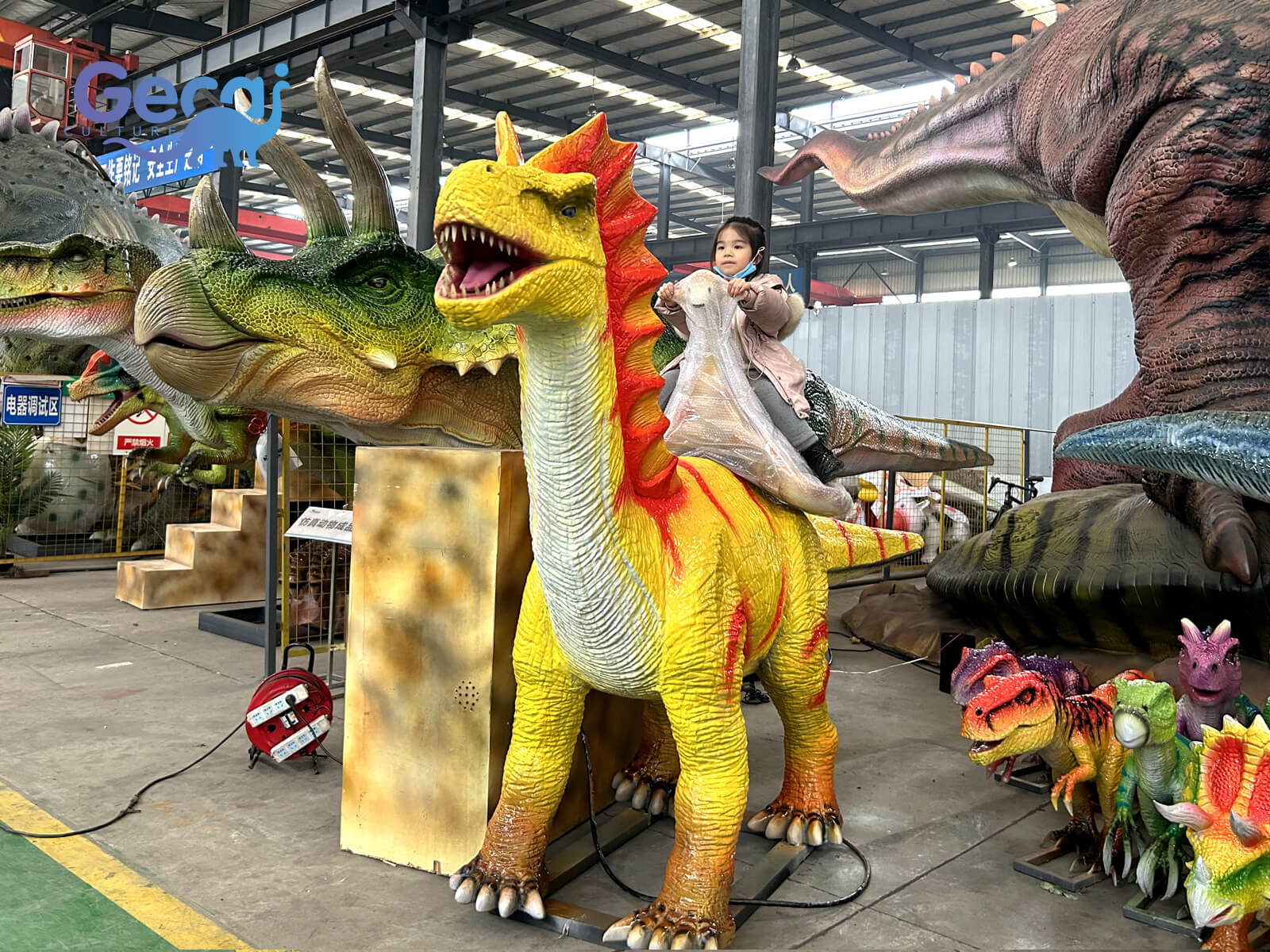Dinosaur Animatronic Amaragasaurus Ride for Park