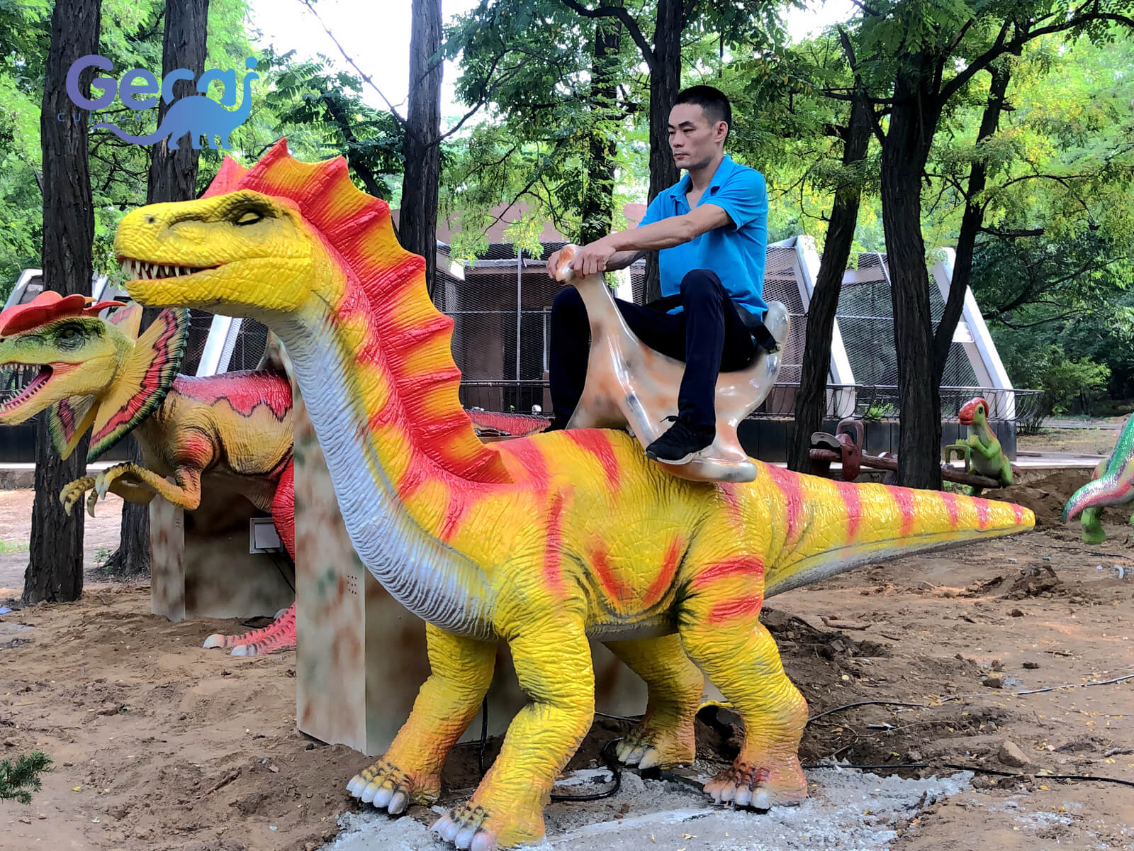 Dinosaur Animatronic Amaragasaurus Ride for Park