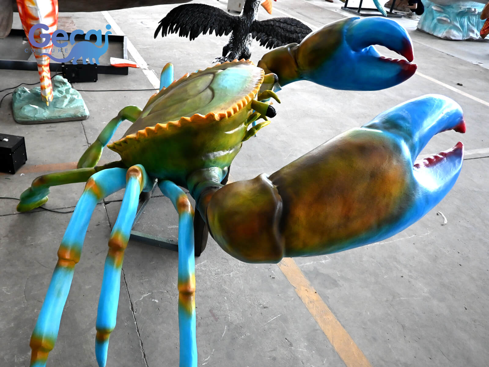 Colorful Life Size Animatronic Crab for Sale