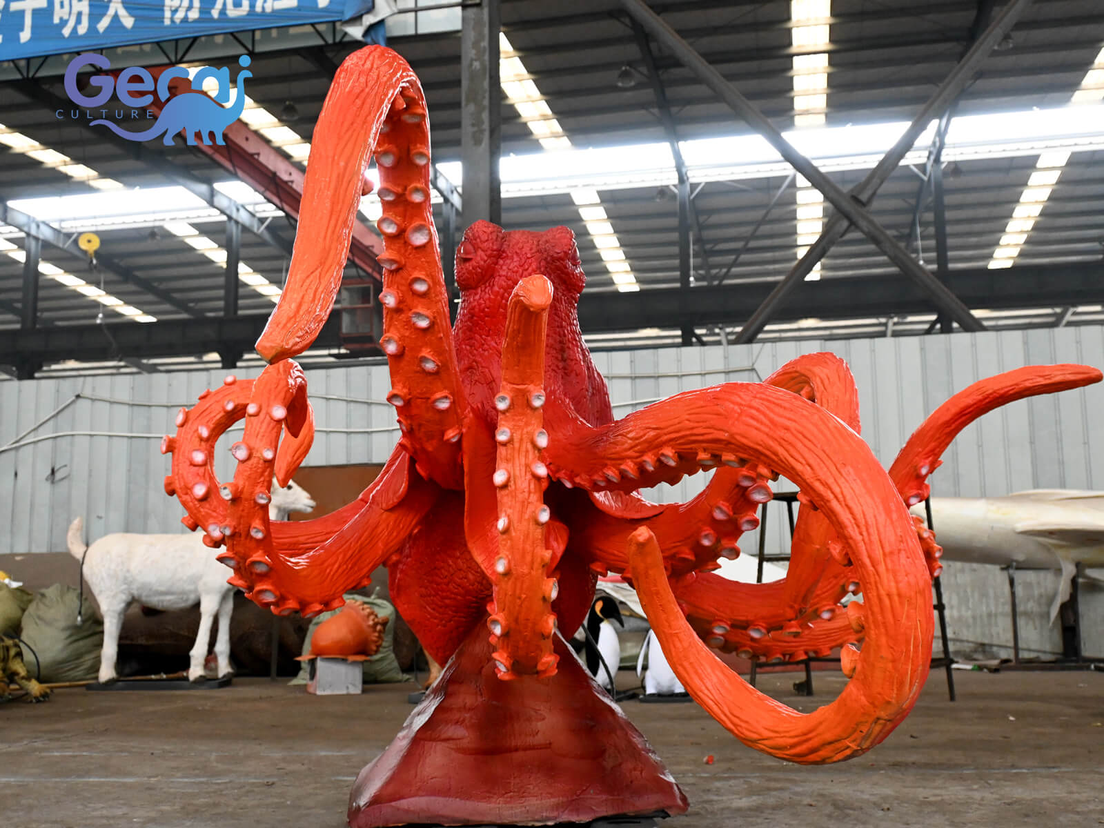 Giant Animatronic Octopus Statue for Sale