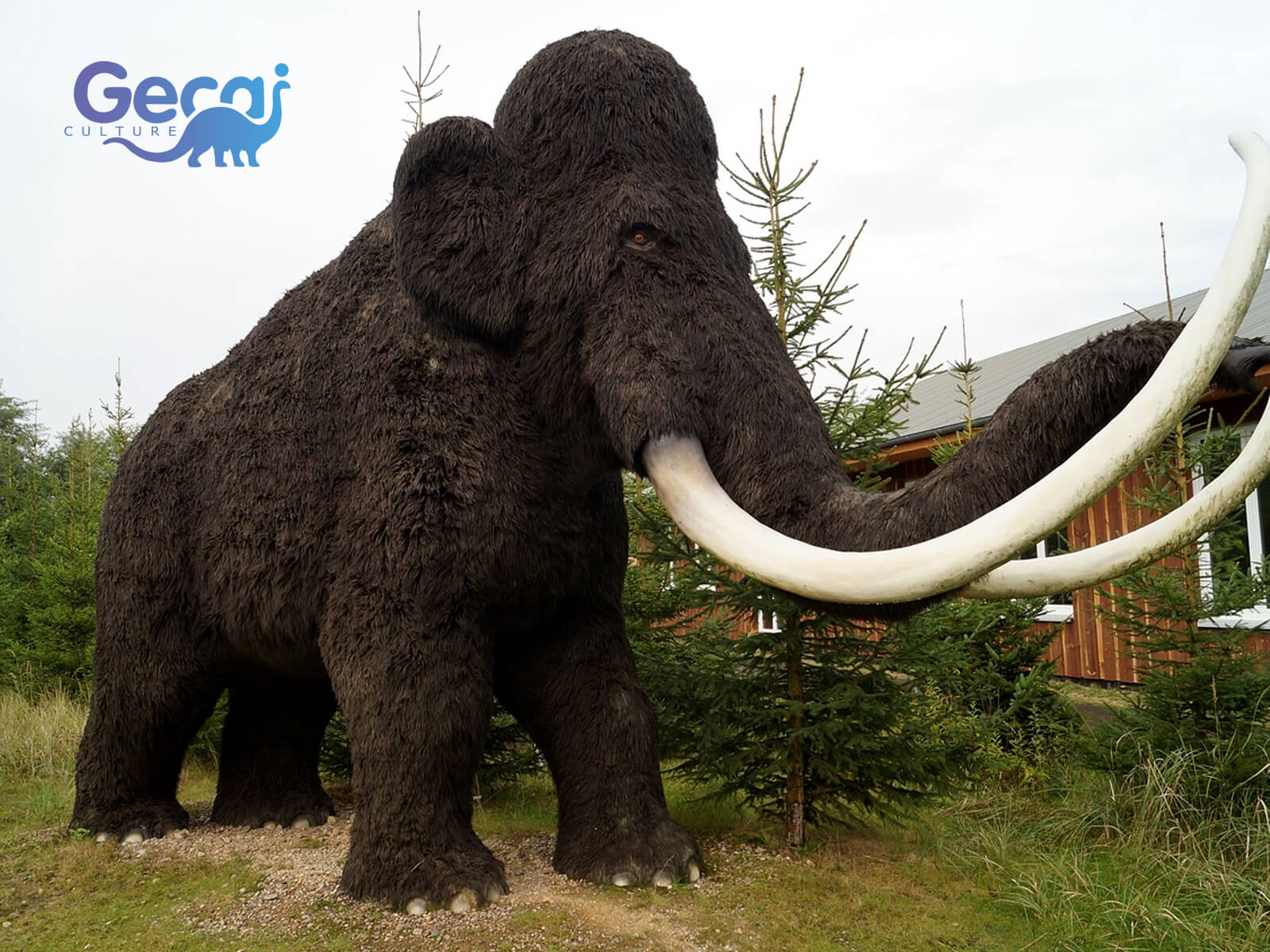 Giant Realistic Animatronic Mammoth Statue for Sale