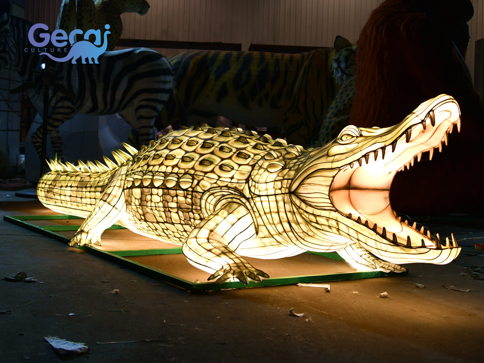 Lantern Festival Crocodile Animal Lantern for Sale