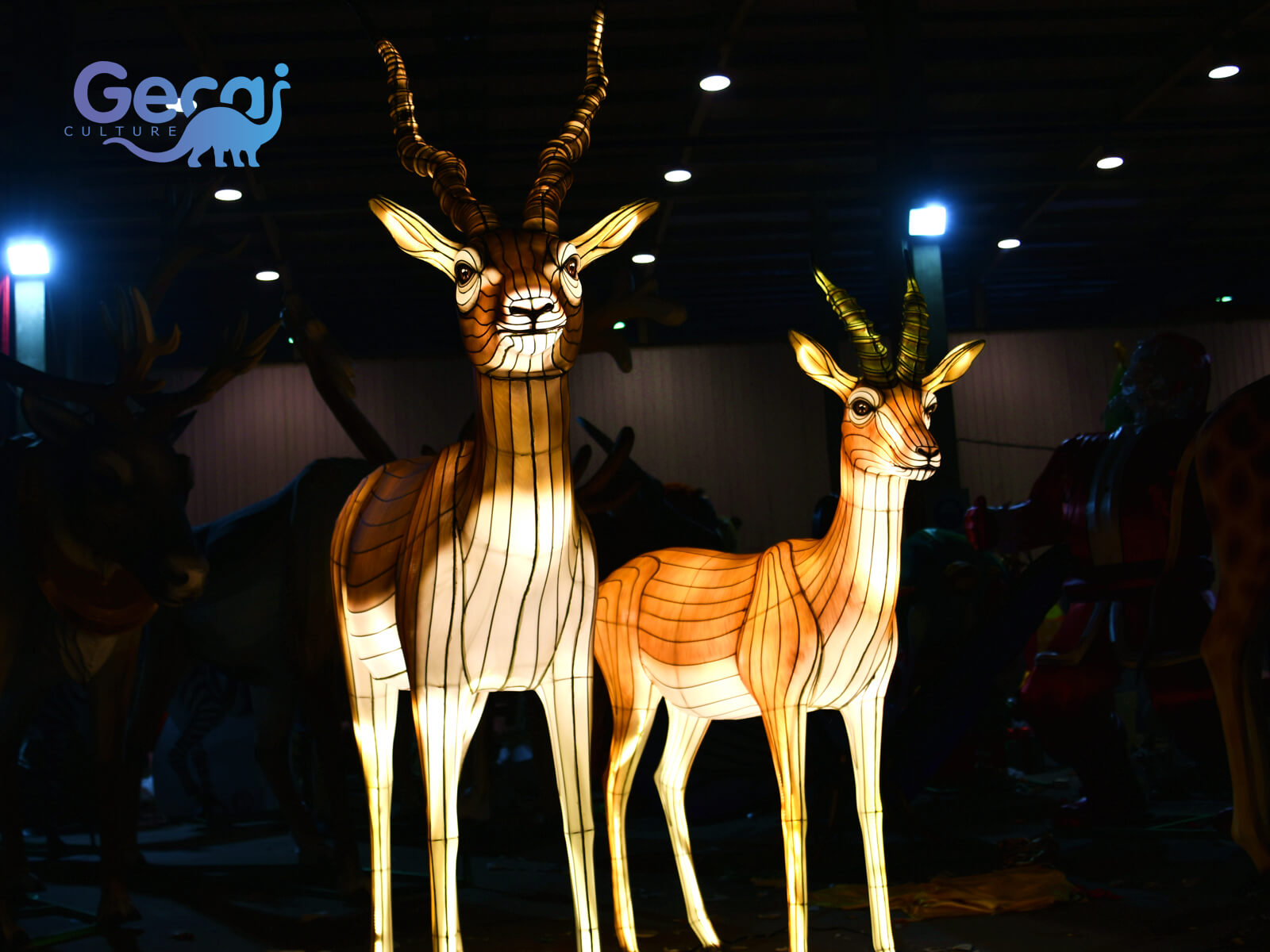 Lantern Festival Antelope Animal Lantern for Sale