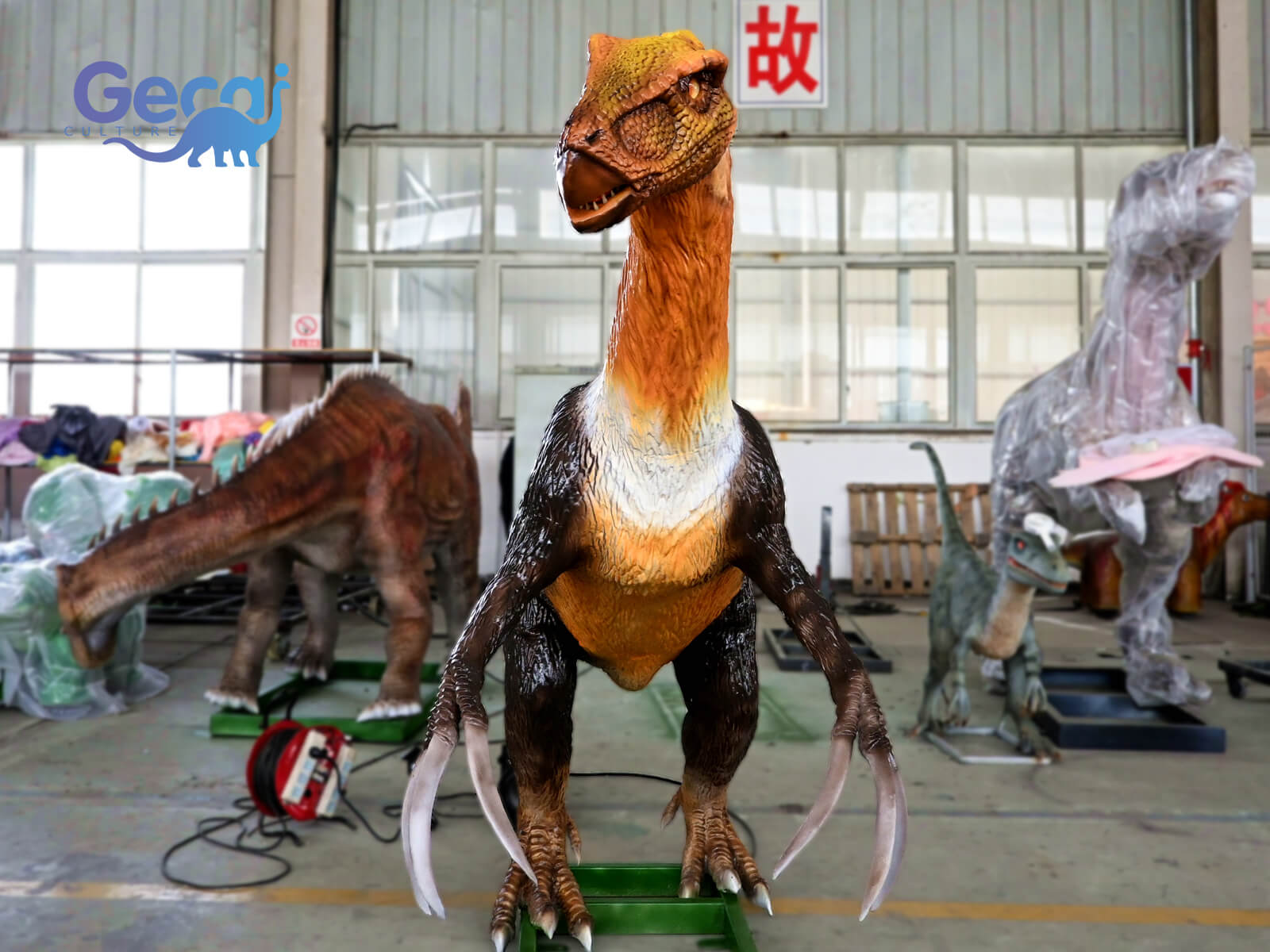 Park-standard Realistic Animatronic Therizinosaurus