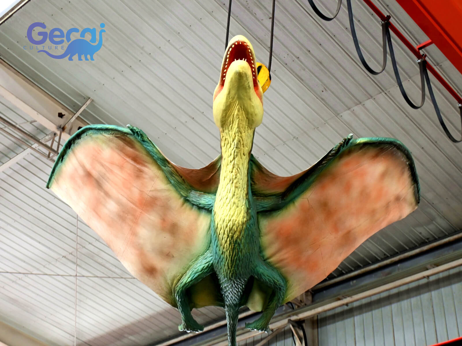 Realistic Hanging Pterosaur Statue for Park