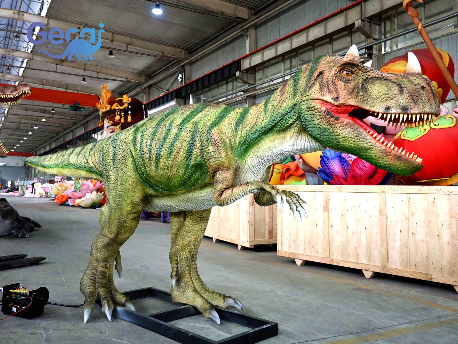 Realistic Animatronic Ceratosaurus for Park