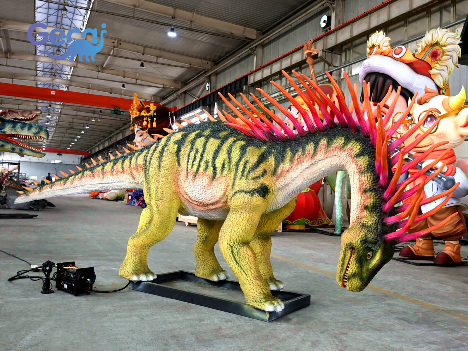 Outdoor Realistic Animatronic Amargasaurus