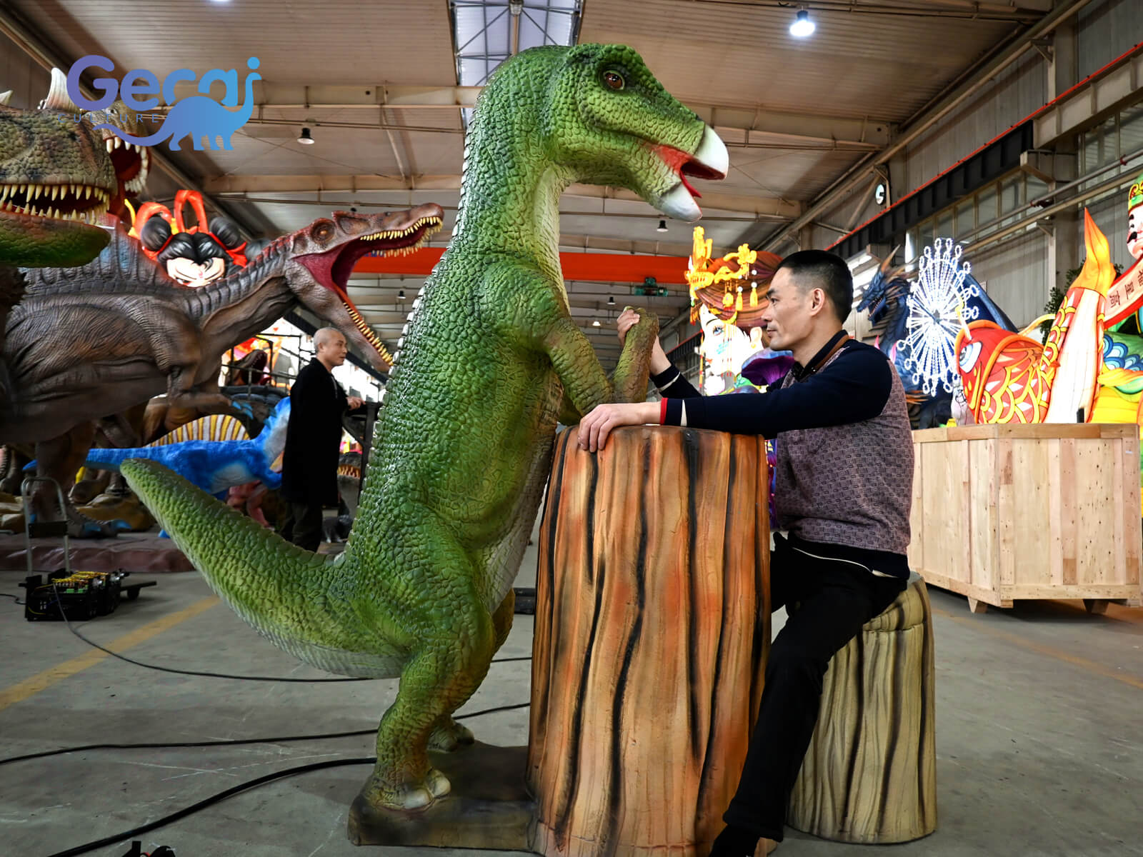 Theme Park Animatronic Dinosaur Interactive Equipment