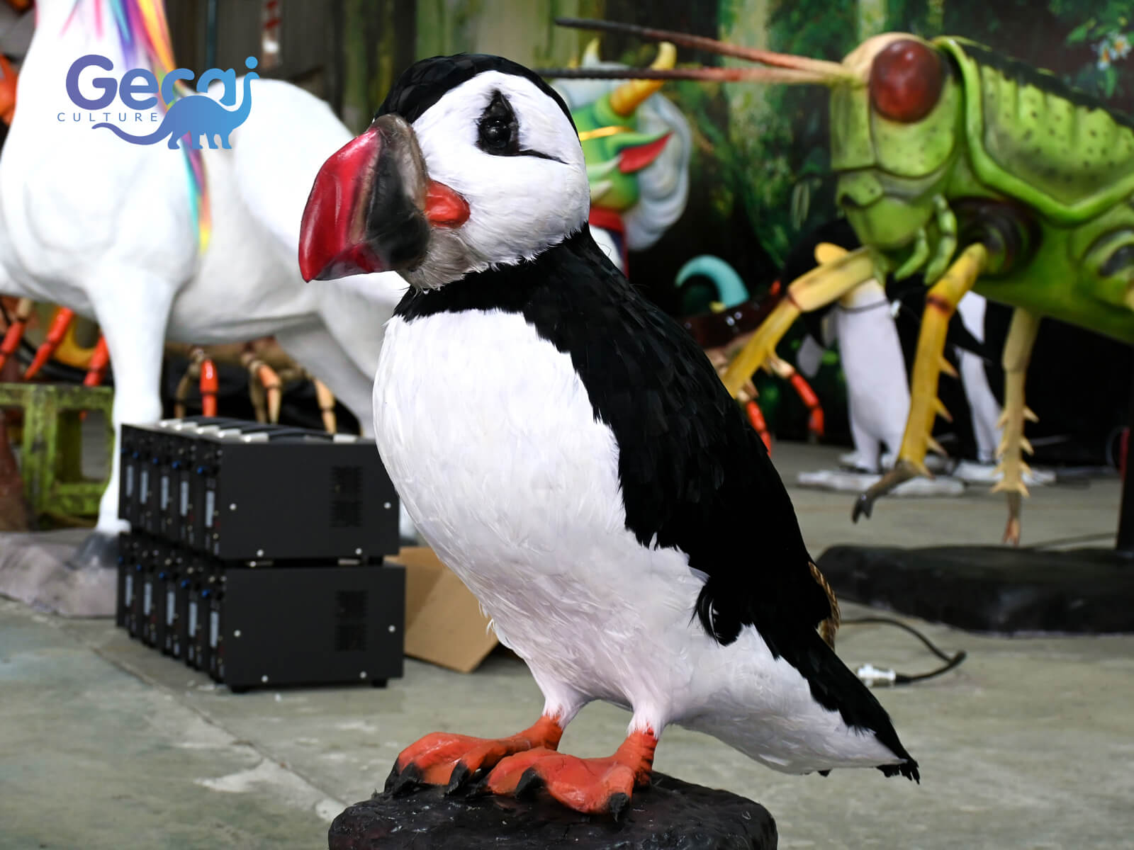 Realistic Animatronic Puffin for Museum