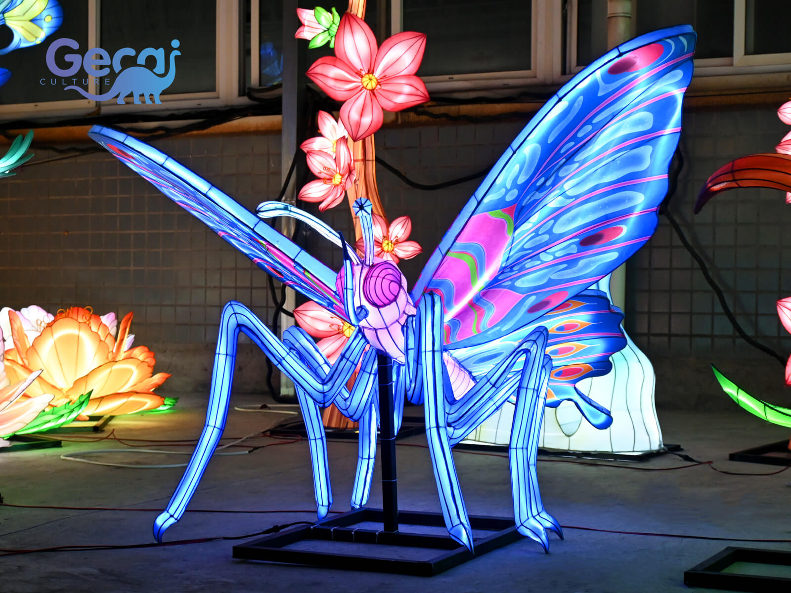 Festival Butterfly Lantern Decoration for Event