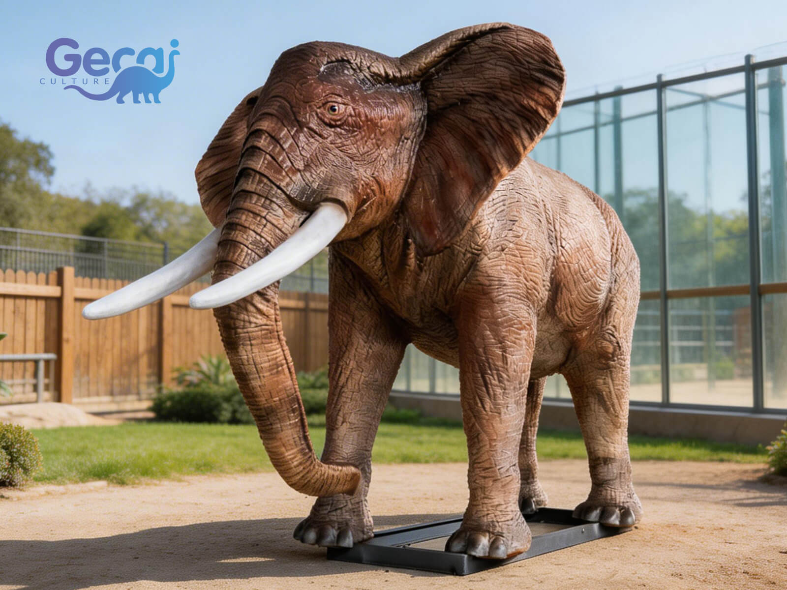 Lifeike Animatronic Elephant for Zoo