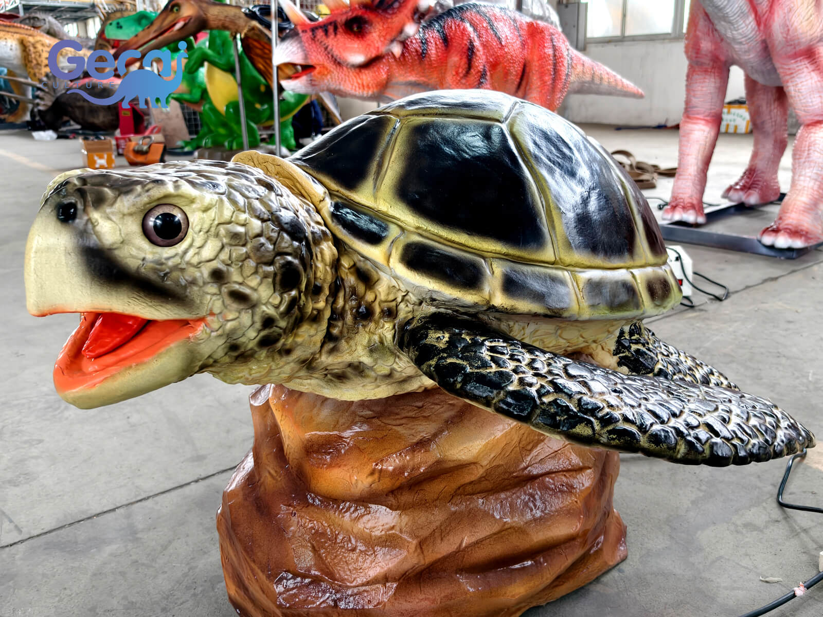 Animatronic Sea Turtle Model for Museum