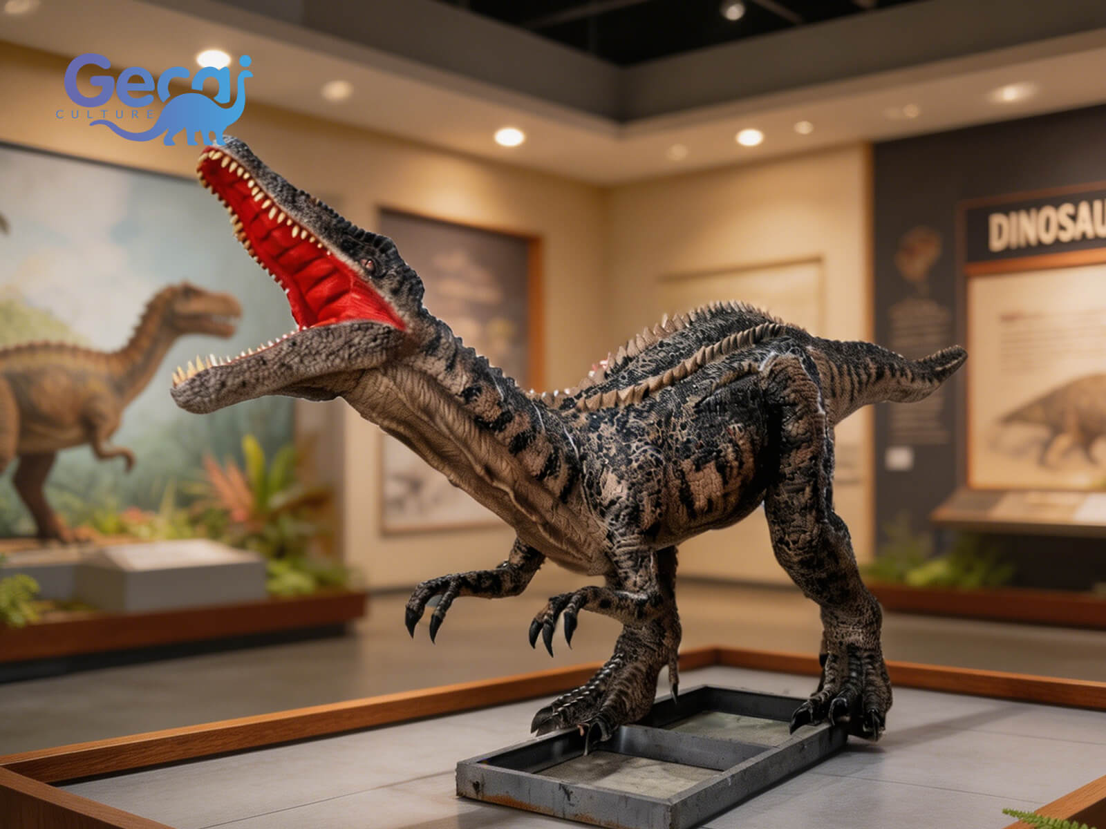 Animatronic Baryonyx Model for Park