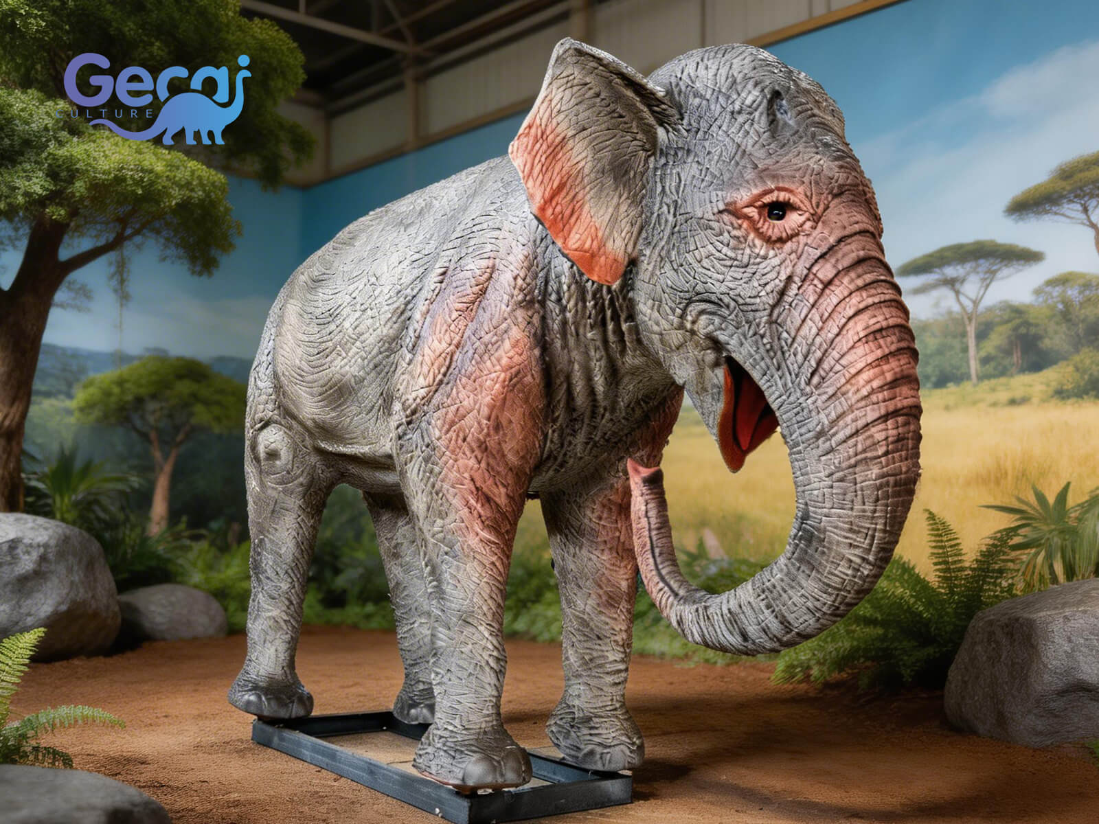 Outdoor Elephant Animatronic Model