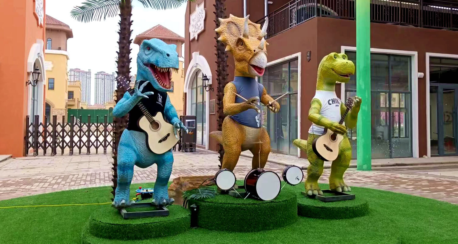 Dinosaurs Outdoor Exhibit in Dezhou