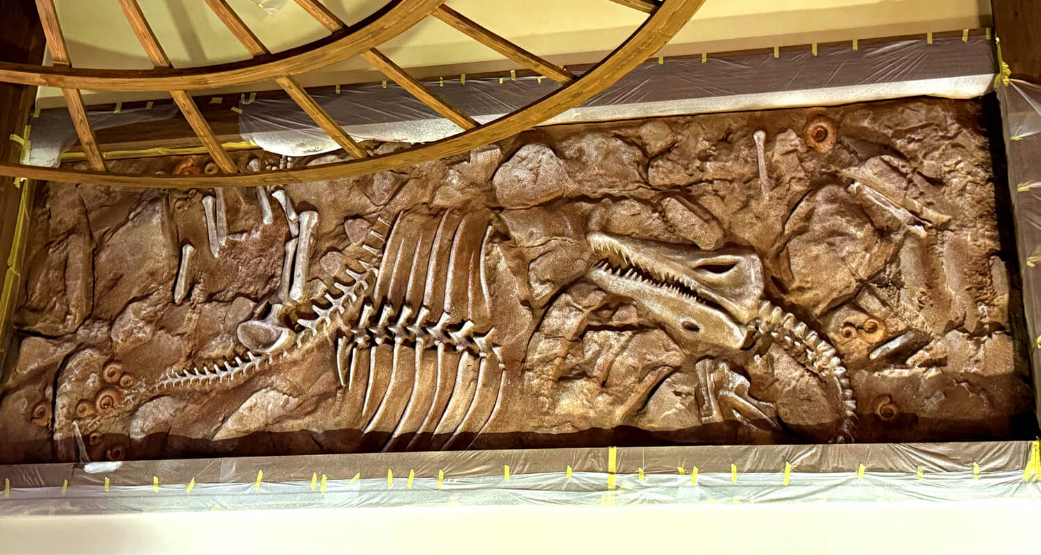 Dinosaur Park in Zhoukou, China