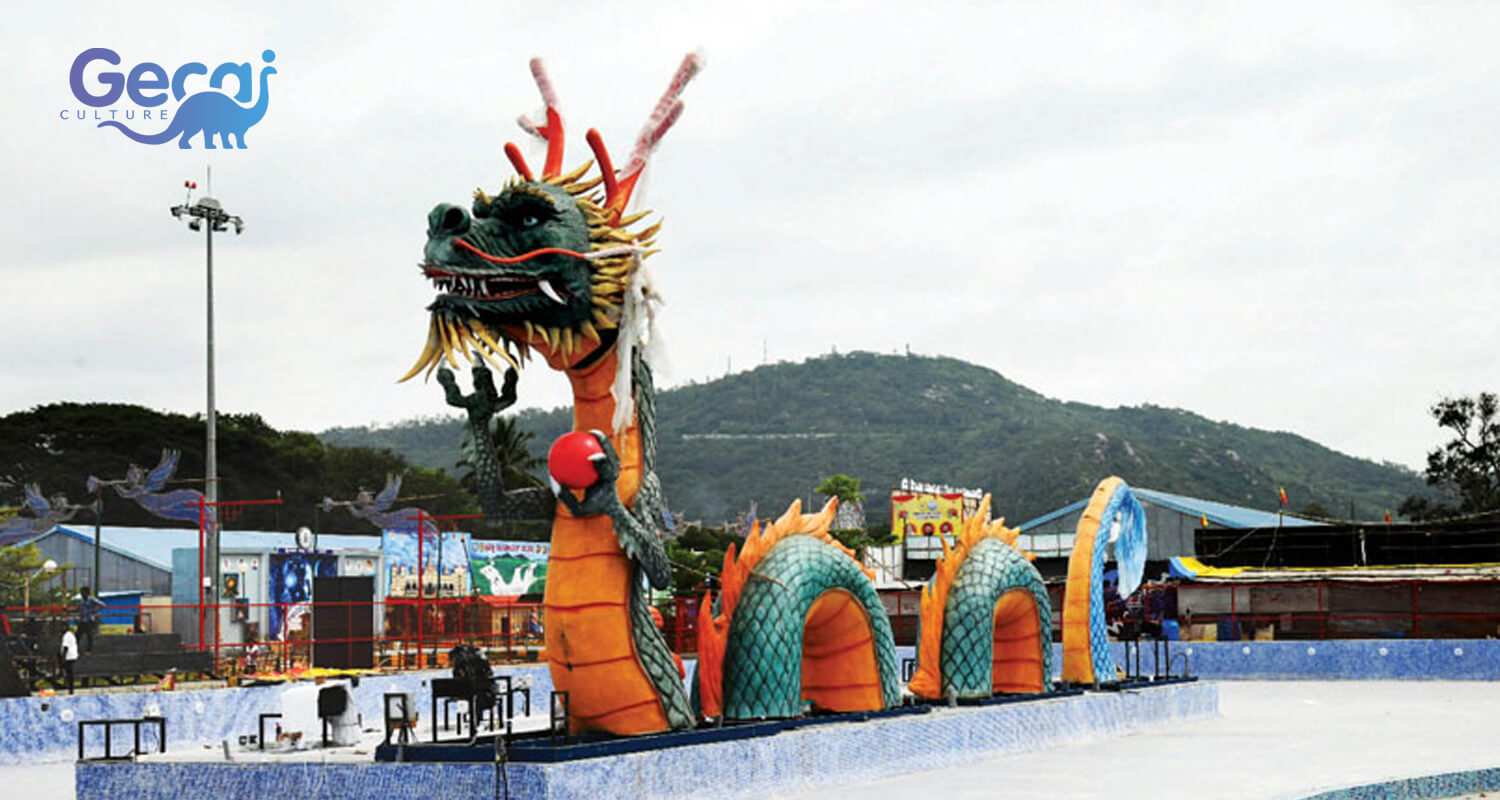 India Giant Chinese Dragon Model Project