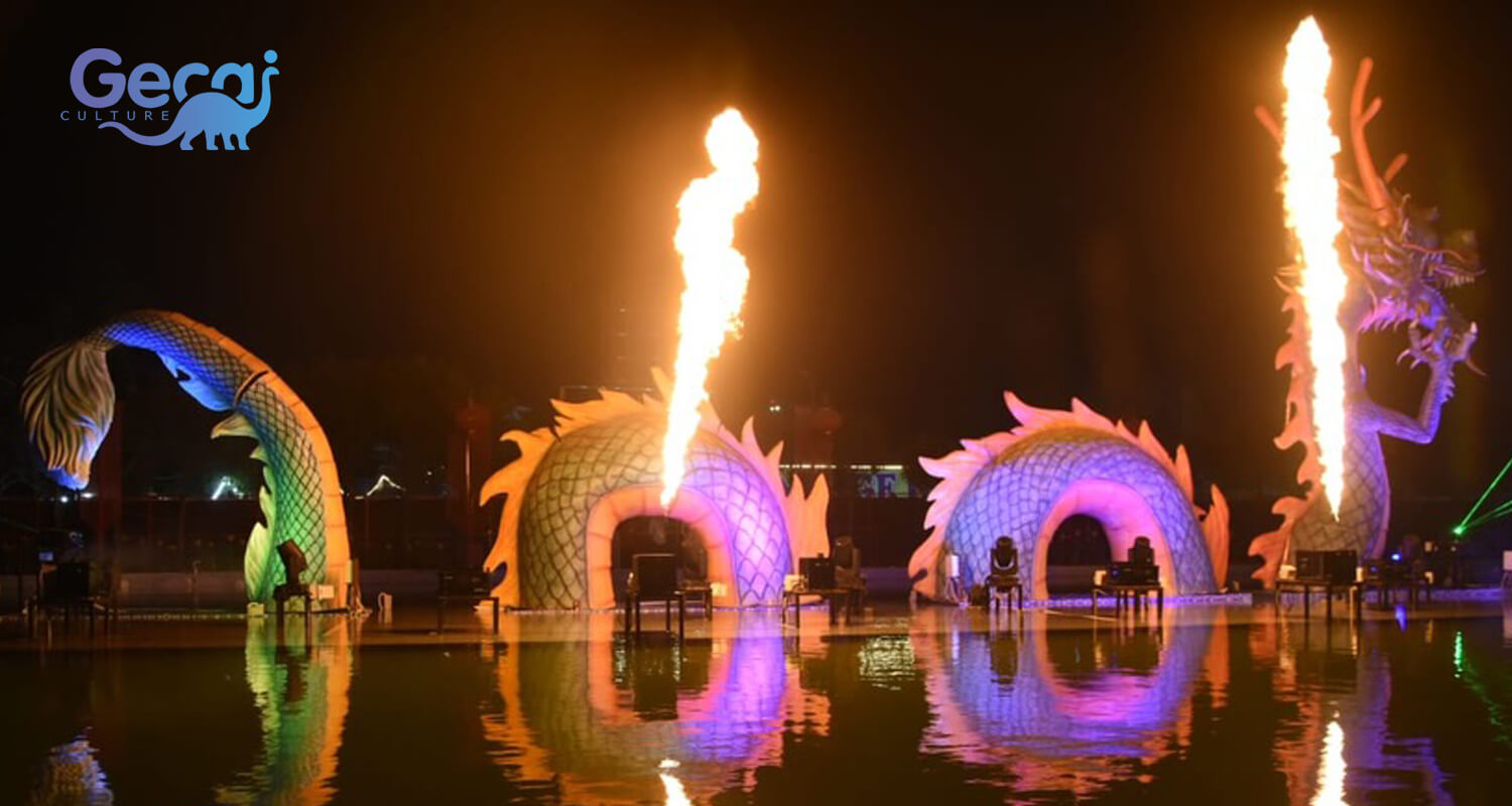 India Giant Chinese Dragon Model Project