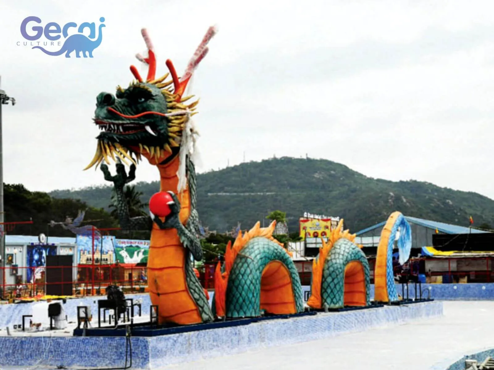 India Giant Chinese Dragon Model Project