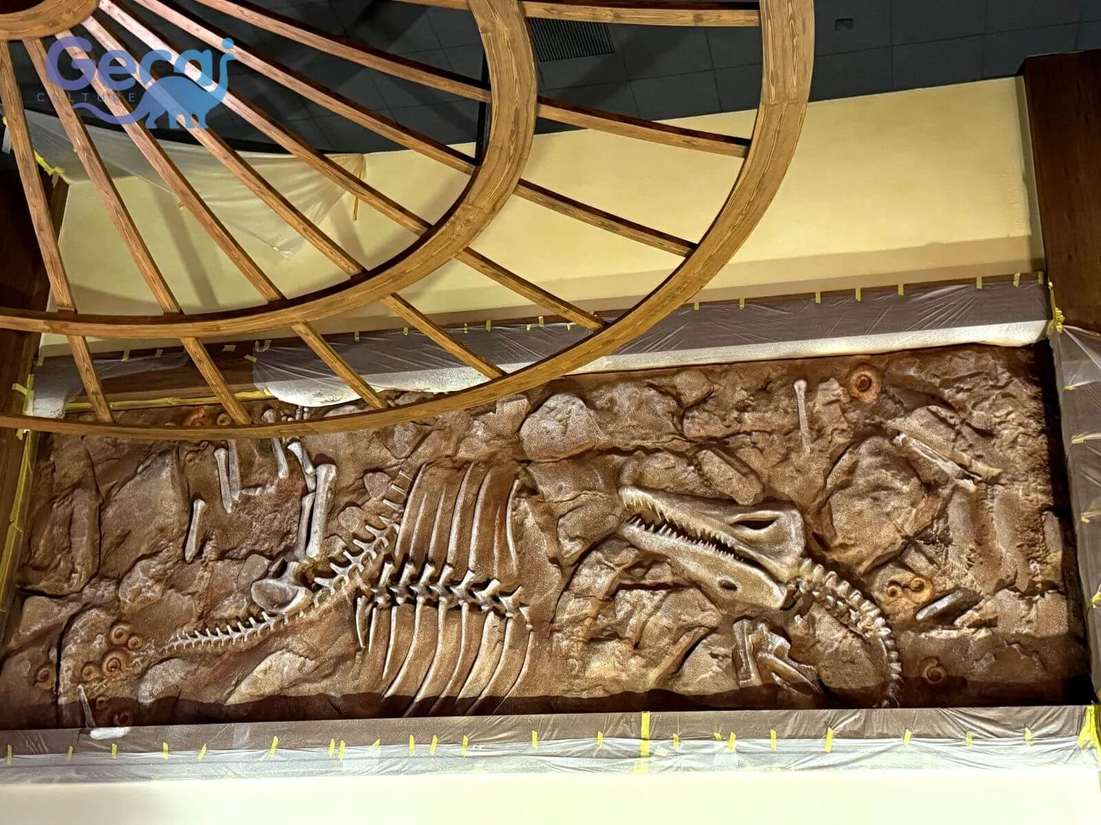 Dinosaur Park in Zhoukou, China