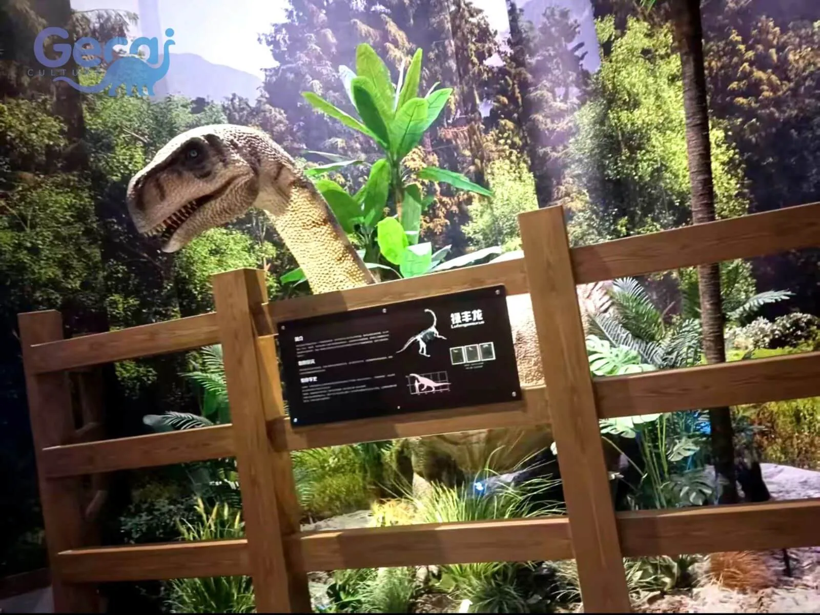 Dinosaur Park in Zhoukou, China