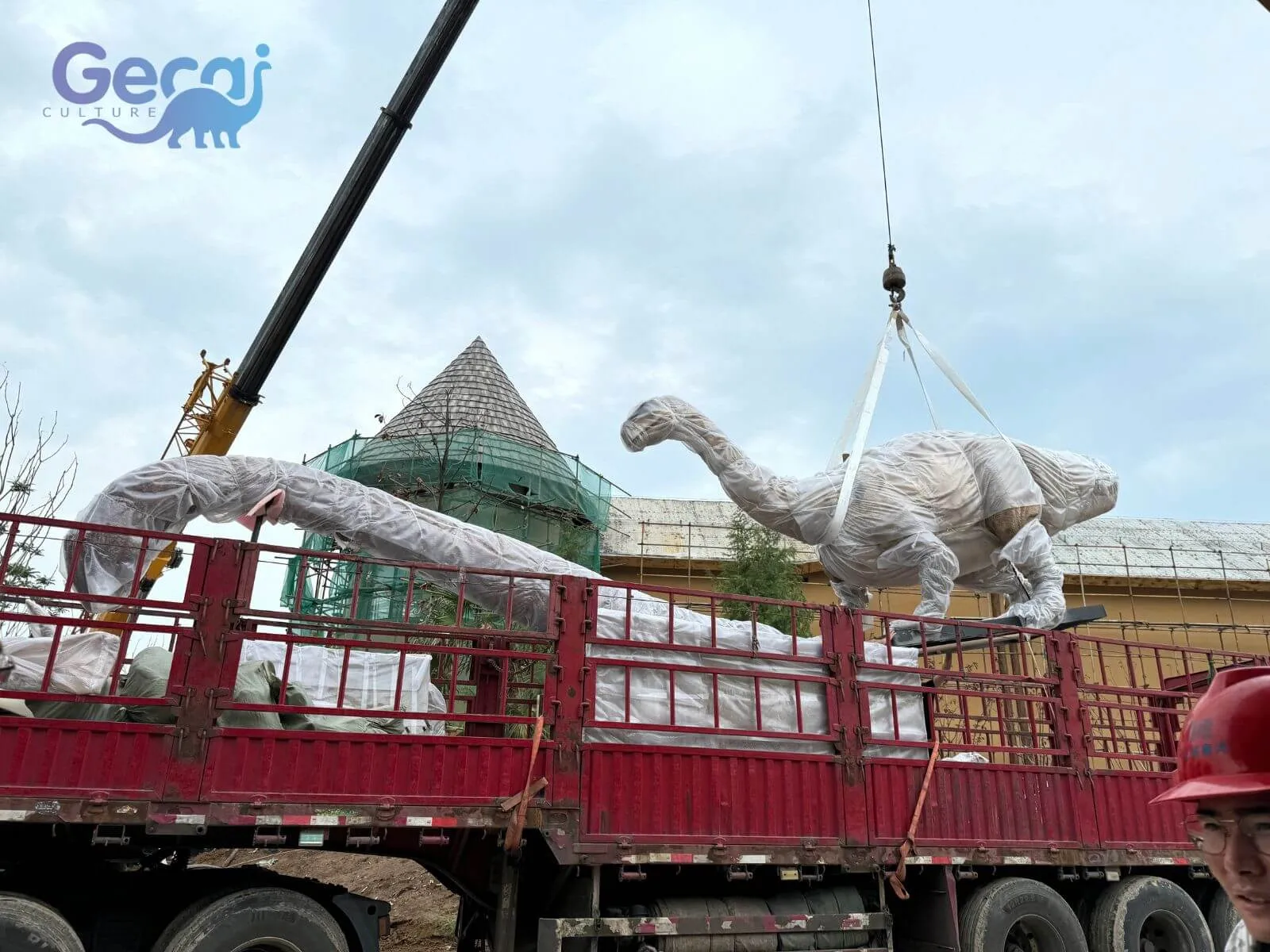 Dinosaur Park in Zhoukou, China