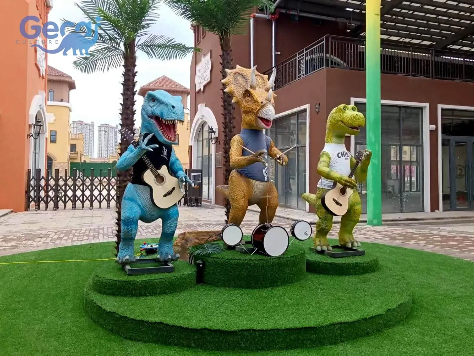 Dinosaurs Outdoor Exhibit in Dezhou