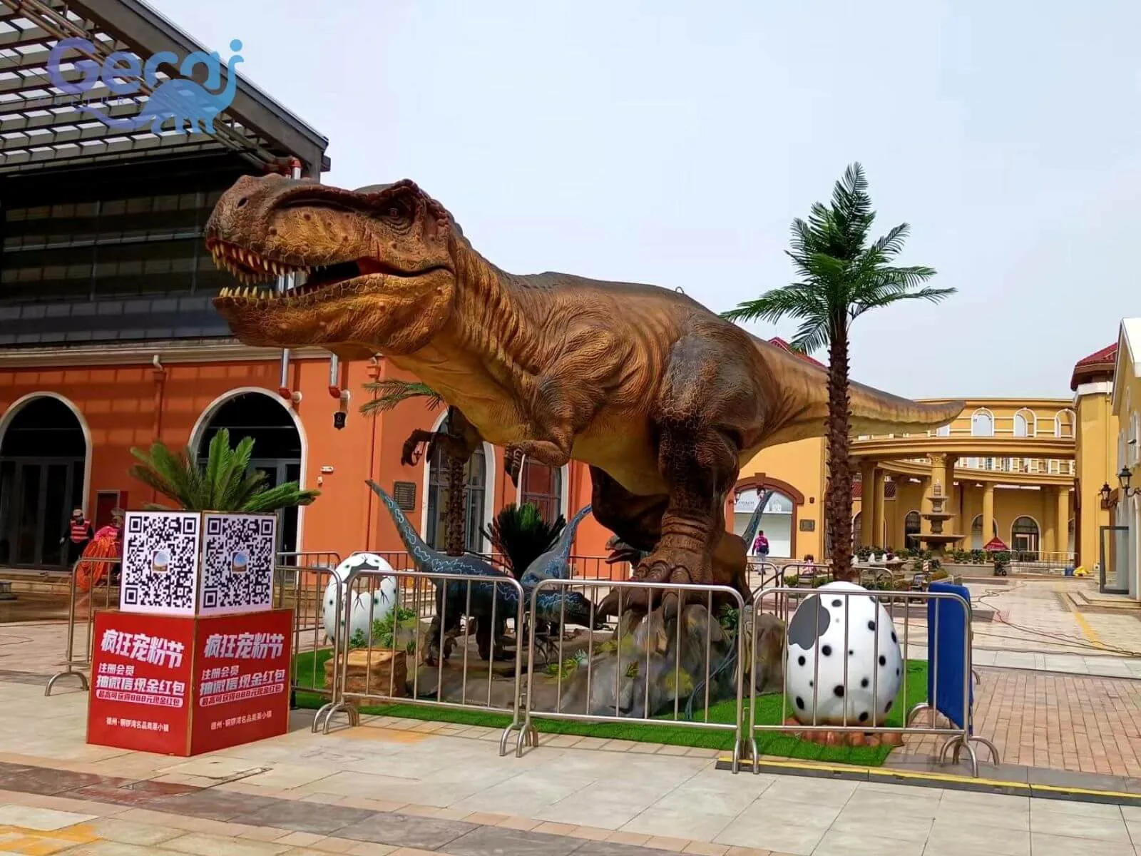 Dinosaurs Outdoor Exhibit in Dezhou
