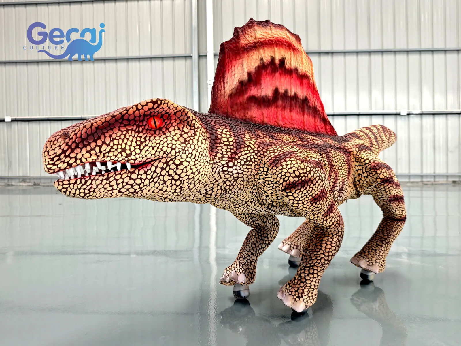 Cute Robot Dimetrodon for Event
