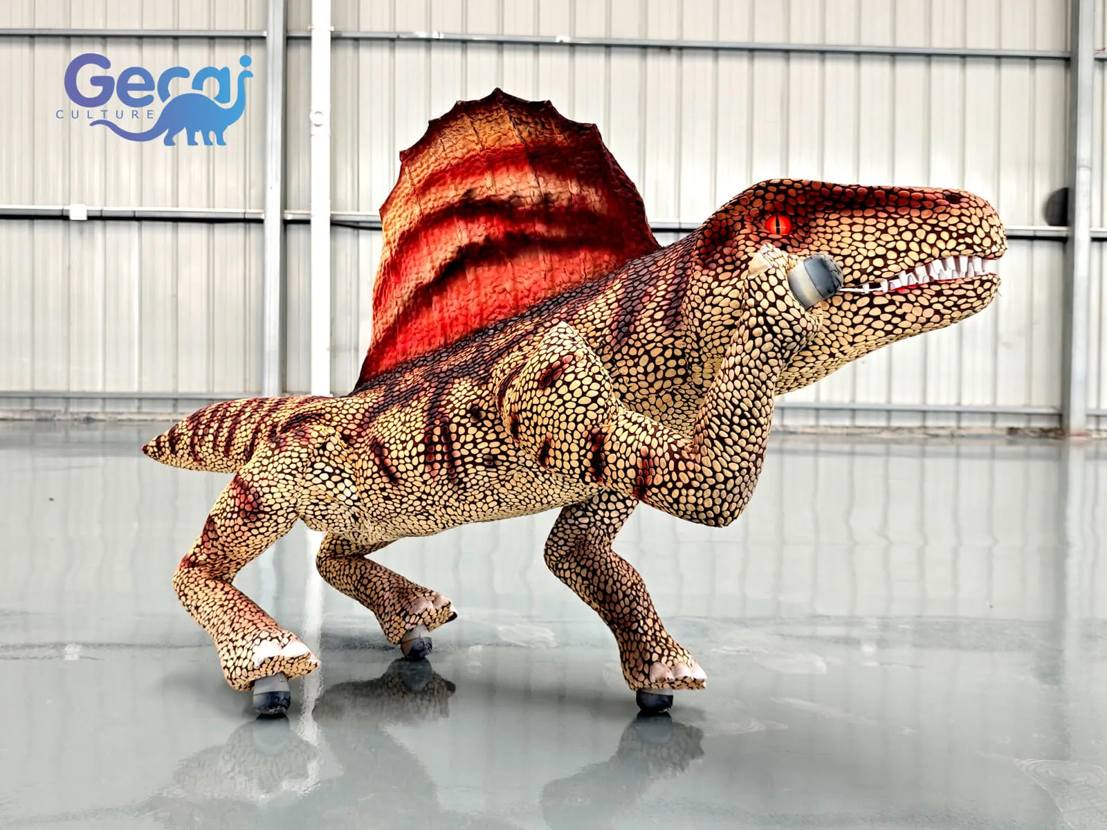 The Cute Robot Dimetrodon is a fun and interactive attraction designed for events, exhibitions, and family entertainment venues. Featuring a friendly cartoon-inspired appearance, vibrant colors, and the iconic sail-shaped back of the Dimetrodon, this robotic model brings a prehistoric favorite to life in a charming and...